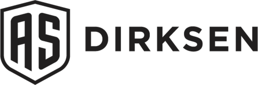 Dirksen horizontaal, monotoon zwart